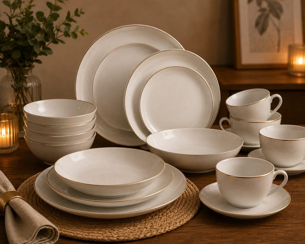 Aparelho de jantar de porcelana (20 peças)